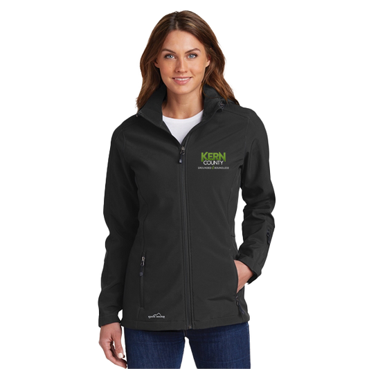 Eddie Bauer Women's Hooded Soft Shell Parka - [EB537]