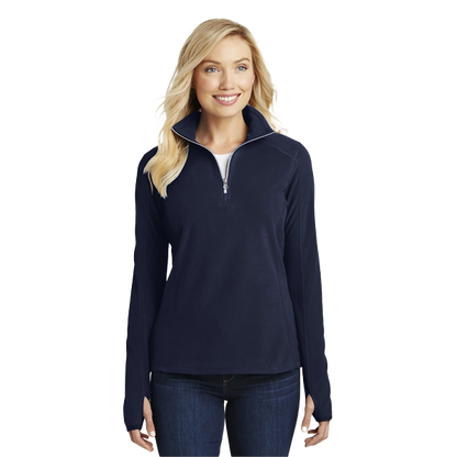 Port Authority Women's Microfleece 1/2-Zip Pullover - [L224]