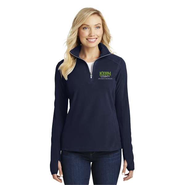 Port Authority Women's Microfleece 1/2-Zip Pullover - [L224]