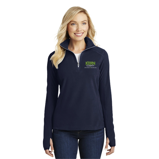 Port Authority Women's Microfleece 1/2-Zip Pullover - [L224]