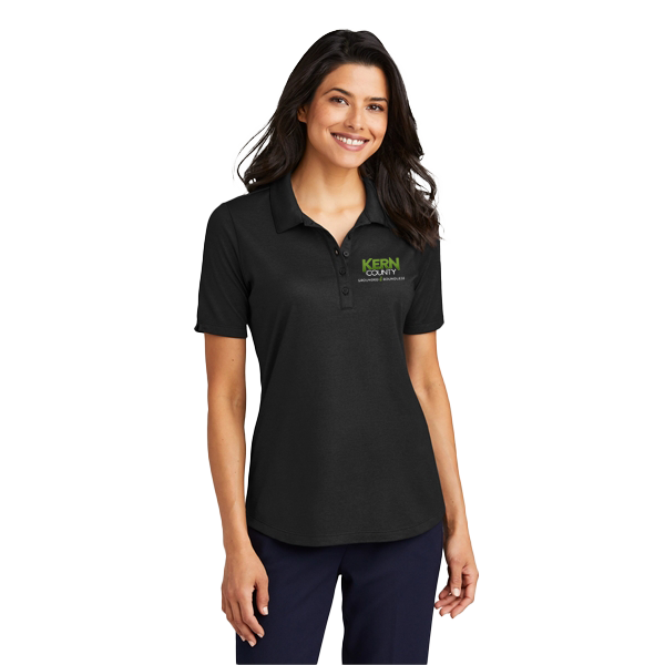 Port Authority Women's Fine Pique Blend Polo - [LK830]